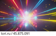 Vibrant Prism Light Reflections Create a Mesmerizing Rainbow Backdrop in a Pastel-Colored Display of Color and Energy. Стоковое AI-видео, аниматор Sergey Grishin / Фотобанк Лори