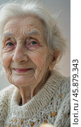 Elderly woman expressing happiness and joy. Стоковое AI-видео, аниматор Юрий Поздников / Фотобанк Лори