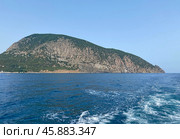 Вид на гору Аю-Даг с запада, Крым (2023 год). Стоковое фото, фотограф Мария Кылосова / Фотобанк Лори
