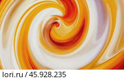 Swirling orange and white patterns creating a mesmerizing visual experience. Стоковое AI-видео, аниматор Юрий Поздников / Фотобанк Лори