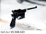 TULA, Russia - August 16, 2024: Tula State Museum of Arms. Permanent exhibition "The history of small arms and bladed weapons from the 14th century to the present". Редакционное фото, фотограф Photojuli / Фотобанк Лори