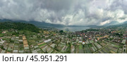 Vegetable plantations in the Bedugul area of Bali, Indonesia. Near Beratan Lake. Стоковое фото, фотограф Степанов Григорий / Фотобанк Лори