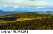the highest peaks of the southern urals mount yamantau on an autumn day. Стоковое фото, фотограф Акиньшин Владимир / Фотобанк Лори