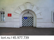 Здание музея "Тюремный замок XIX века". Наровчат, Пензенская область (2024 год). Редакционное фото, фотограф Анна Карасева / Фотобанк Лори