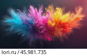 Discover Vibrant Holi Celebrations Filled With Colors, Music and Dance in This Exciting Festival of Unity and Tradition. Стоковое AI-видео, аниматор Sergey Grishin / Фотобанк Лори