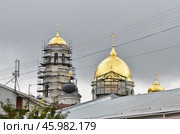 Строительство собора Александра Невского. Симферополь (Крым) (2013 год). Стоковое фото, фотограф Snezka / Фотобанк Лори