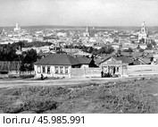 Вид на центральную часть Екатеринбурга, начало ХХ века. Стоковое фото, фотограф Сергей Елизарьев / Фотобанк Лори