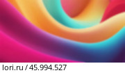 Vector abstract turbid blurred smooth wavy gradient background. Curved flowing textured soft rainbow wallpaper. Artistic backdrop. Dense heavy grid, color mesh. Стоковая иллюстрация, иллюстратор GAlexS / Фотобанк Лори