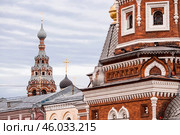 Russia, Yaroslavl city. Alexander Nevsky Chapel, Andropova Street, Golden Ring. Стоковое фото, фотограф Photojuli / Фотобанк Лори