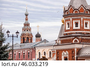 Russia, Yaroslavl city. Alexander Nevsky Chapel, Andropova Street, Golden Ring. Стоковое фото, фотограф Photojuli / Фотобанк Лори
