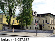 Палаты Блюментростов ( Докторский корпус). Центр «Амурский тигр». Мясницкая улица, дом 40, строение 4. Город Москва (2024 год). Стоковое фото, фотограф Александр Тараканов / Фотобанк Лори