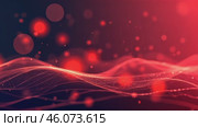 Red and black background with red dots scattered throughout. Стоковое AI-видео, аниматор Sergey Grishin / Фотобанк Лори