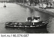 Корабль, буксир "Capitaine Albert Ruault" Стоковое фото, фотограф Retro / Фотобанк Лори