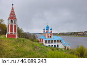 Orthodox church in the city of Tutaev (2024 год). Стоковое фото, фотограф Саблин Станислав / Фотобанк Лори