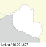 Location map of Rondonia is a state of Brazil. Стоковая иллюстрация, иллюстратор Максим Гребешков / Фотобанк Лори