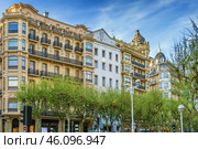 Street in San Sebastian, Spain (2018 год). Стоковое фото, фотограф Boris Breytman / Фотобанк Лори