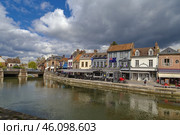 embankment in Amiens, France (2016 год). Стоковое фото, фотограф Boris Breytman / Фотобанк Лори