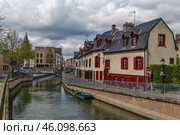 embankment in Amiens, France (2016 год). Стоковое фото, фотограф Boris Breytman / Фотобанк Лори
