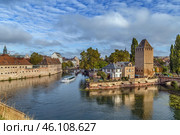 Bridge Ponts Couverts, Strasbourg (2016 год). Стоковое фото, фотограф Boris Breytman / Фотобанк Лори
