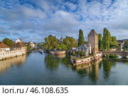 Bridge Ponts Couverts, Strasbourg, France (2016 год). Стоковое фото, фотограф Boris Breytman / Фотобанк Лори