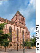 St. Thomas church, Strasbourg, France (2016 год). Стоковое фото, фотограф Boris Breytman / Фотобанк Лори