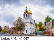 Церковь Казанской иконы Божией Матери (Зеленский съезд, Нижний Новгород) Редакционное фото, фотограф Илья Старков / Фотобанк Лори