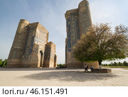 Ak-Saray Palace in Shahrisabz, Uzbekistan (2022 год). Редакционное фото, фотограф Юлия Белоусова / Фотобанк Лори