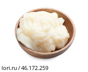 Plate with lard on white background. Стоковое фото, фотограф Pixel_shot / Фотобанк Лори