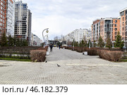 Жилой комплекс "Панорама". Город Казань. Республика Татарстан. Россия (2024 год). Стоковое фото, фотограф Александр Тараканов / Фотобанк Лори