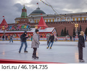 ГУМ - Каток на Красной Площади - 7 Москва, февраль 2025. Редакционное фото, фотограф Казума / Фотобанк Лори