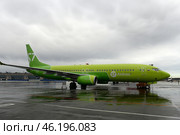 Самолет Boeing 737-800 (VP-BDF ) в московском международном аэропорту Домодедово (2020 год). Редакционное фото, фотограф Free Wind / Фотобанк Лори