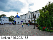 Надкладезная часовня и братский корпус. Раифский Богородицкий монастырь (2024 год). Редакционное фото, фотограф Макаров Алексей / Фотобанк Лори