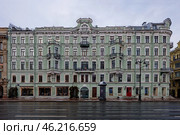 Дом Жадимировского - Доходный дом А. А. Меньшикова. Санкт-Петербург, Невский проспект, 64. Редакционное фото, фотограф Александр Селезнев / Фотобанк Лори