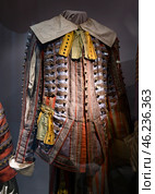 Theatrical European men's caftan of the 19th century decorated with embroidery, tassels, a bow and numerous buttons. Стоковое фото, фотограф Сергей Фролов / Фотобанк Лори