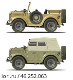 Cartoon off road cars set. Стоковая иллюстрация, иллюстратор Александр Володин / Фотобанк Лори
