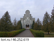Храм протестантский Евангельских христиан-баптистов в Кобрине. Беларусь, Брестская область, город Кобрин, Железнодорожная улица, 23 (2020 год). Редакционное фото, фотограф Алексей Иванов / Фотобанк Лори
