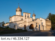 Церковь Варлаама на Званице. Псков. Россия (2020 год). Стоковое фото, фотограф Дымов Игорь / Фотобанк Лори