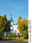 Церковь в честь иконы Божией Матери "Целительница". Город Тюмень (2015 год). Стоковое фото, фотограф Александр Тараканов / Фотобанк Лори