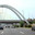 Cable-stayed bridge across wide avenue in the center of Baku, Azerbaijan (2024 год). Редакционное фото, фотограф Евгений Ткачёв / Фотобанк Лори