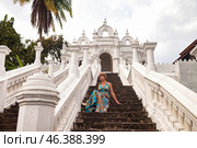 Exploring the Historic Architecture in Serene Sri Lanka's Sacred Spaces (2022 год). Стоковое фото, фотограф Aleksandr Golubev / Фотобанк Лори