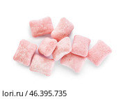 Chewing gums on white background. Стоковое фото, фотограф Pixel_shot / Фотобанк Лори