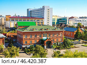 Город Тюмень. Тюменское духовное училище. Улица Димитрова, дом 3 (2015 год). Стоковое фото, фотограф Александр Тараканов / Фотобанк Лори