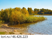 Осенний водоем. Тюменская область. Стоковое фото, фотограф Александр Тараканов / Фотобанк Лори
