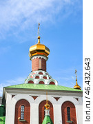 Город Тюмень. Церковь в честь Святителя Николая чудотворца. Улица Моторостроителей, 1а (2015 год). Стоковое фото, фотограф Александр Тараканов / Фотобанк Лори