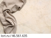 Салфетка тканевая на светлом фоне. Стоковое фото, фотограф Pixel_shot / Фотобанк Лори