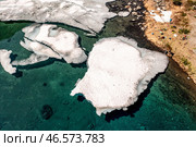 Камчатский край. Голубое озеро в Елизовском районе. Стоковое фото, фотограф Елена Верещака / ТАСС / Фотобанк Лори