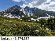 Камчатский край. Горный массив Вачкажец. Стоковое фото, фотограф Елена Верещака / ТАСС / Фотобанк Лори