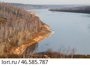Кемеровская область. Вид на реку Томь с Яшкинских гор. Стоковое фото, фотограф Максим Киселев / ТАСС / Фотобанк Лори