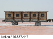 Вагонетка на соледобывающем предприятии. Стоковое фото, фотограф Кирилл Кухмарь / ТАСС / Фотобанк Лори