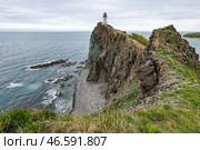 Приморский край. Маяк Рудный на мысе Бринера. Стоковое фото, фотограф Юрий Смитюк / ТАСС / Фотобанк Лори
